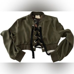 Satin bomber jacket from LF